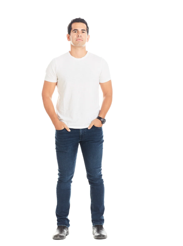 Slim Fit / Steel (Faded Black)