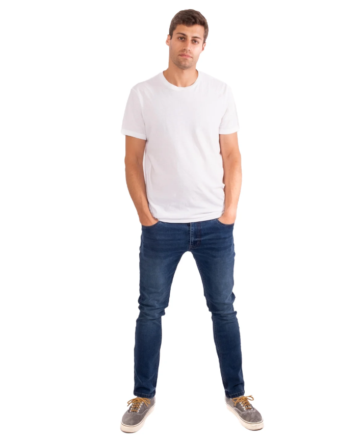 Slim Fit / Steel (Faded Black)